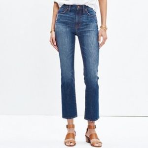 Madewell 10” High Riser Demi Boot Jeans
